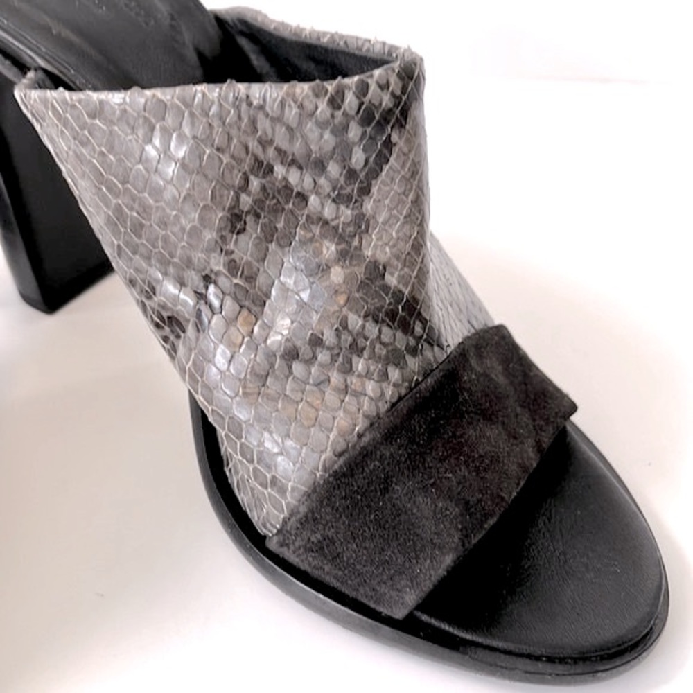 Rag & Bone 'Tristan' Snake Print Suede Leather Mu… - image 6